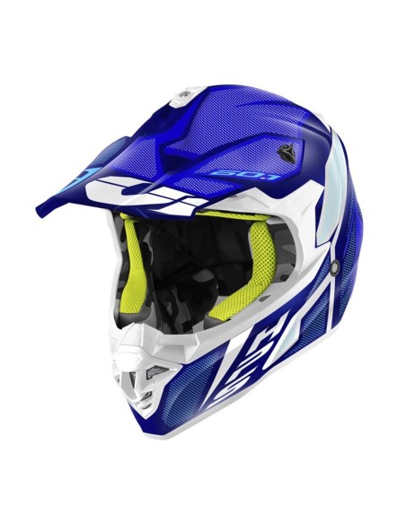 Casco fuoristrada motocross GIVI 60.1 Invert - Matt Blue/White in vendita da Canella Motoabbigliamento