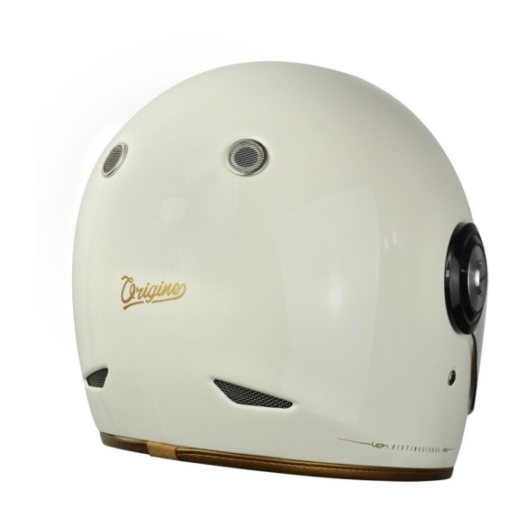 Casco moto integrale Origine Vega Distinguished - Cream/White Gloss in vendita da Canella Motoabbigliamento