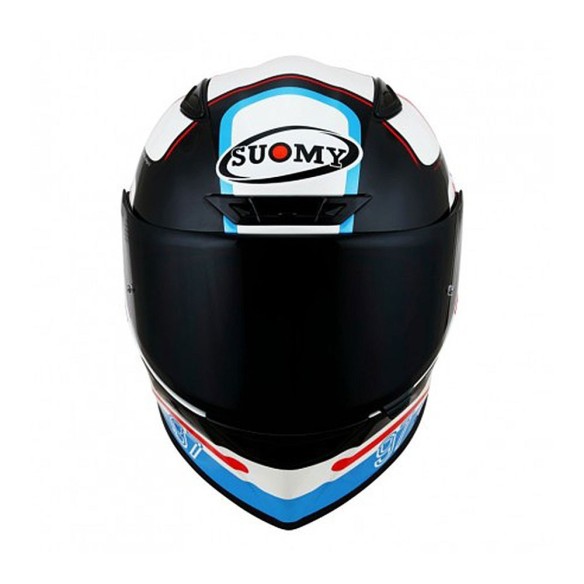 Casco moto stradale Suomy Track-1 Ninety Seven E06 - White/Red in vendita da Canella Motoabbigliamento