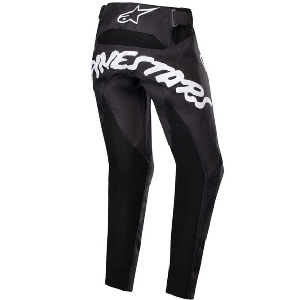 Pantalone Alpinestars Youth Racer Hana - Black/White in vendita da Canella Motoabbigliamento
