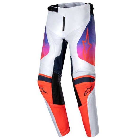 Pantaloni Alpinestars Youth Racer Hoen - Lt Gry/Hot Org/Blk in vendita da Canella Motoabbigliamento