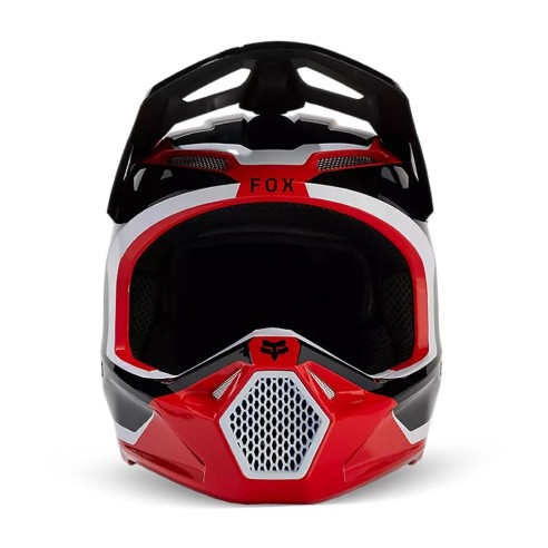 Casco fuoristrada Fox V1 Nitro 2024 - Flo Red in vendita da Canella Motoabbigliamento
