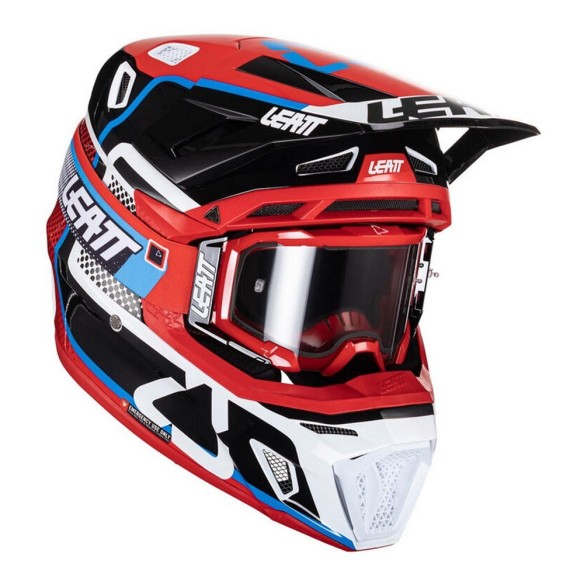 Casco Fuoristrada Leatt Kit Moto 8.5 V24 - Red in vendita da Canella Motoabbigliamento