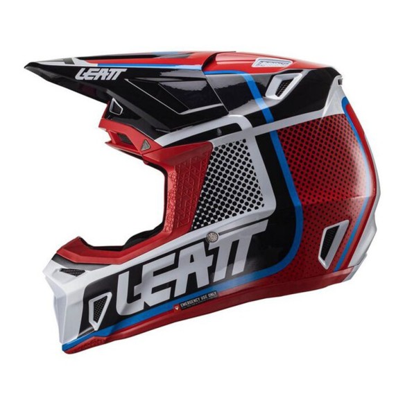 Casco Fuoristrada Leatt Kit Moto 8.5 V24 - Red in vendita da Canella Motoabbigliamento