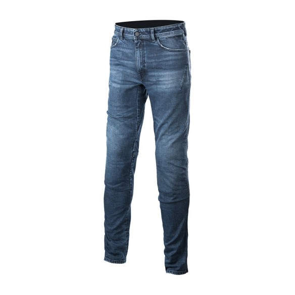 Jeans Moto Alpinestars Argon Slim Fit Denim Mid Blue da Canella