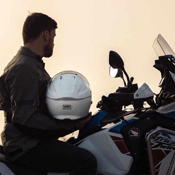 Casco moto strada Shoei GT-Air 3 - Realm TC-10 - White/Blu