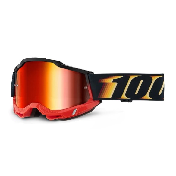 Maschera cross 100% 100% Accuri 2 Unity Mirror Gold