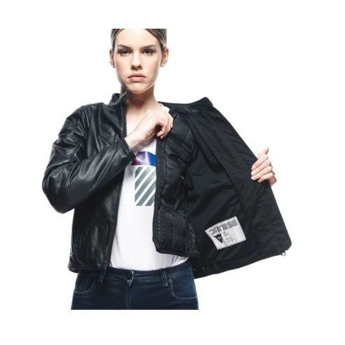 Giacca moto donna in pelle Dainese Electra in offerta da Canella Motoabbigliamento