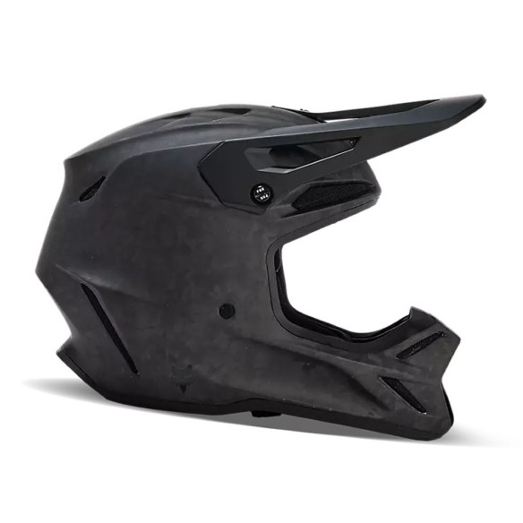 Fox V3 RS Carbon Solid - Matt Black