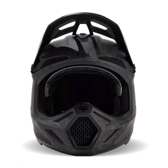 Fox V3 RS Carbon Solid - Matt Black