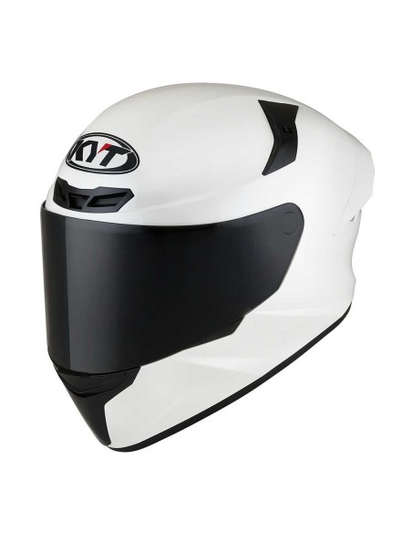 Casco integrale KYT TT-Course Plain - White in vendita da  Canella Motoabbigliamento