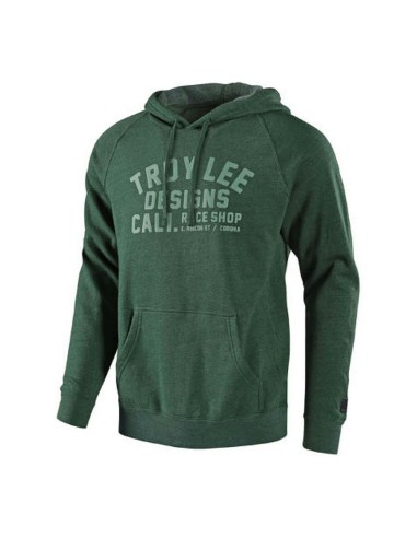 Felpa Tempo LIbero Troy Lee Designs Podium Pullover - Moss in vendita da Canella motoabbigliamento