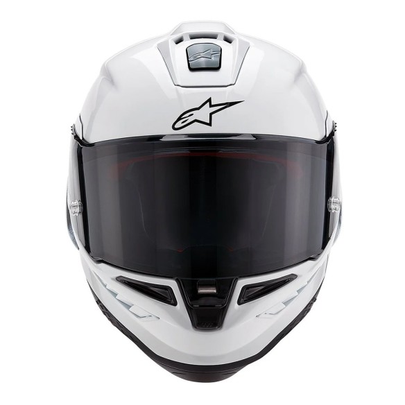 Casco Alpinestars Supertech R10 Solid White Gloss/Black Matt