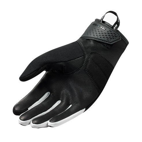 Guanti estivi Rev'It Mosca 2 - Black/White  in vendita da Canella Motoabbigliamento