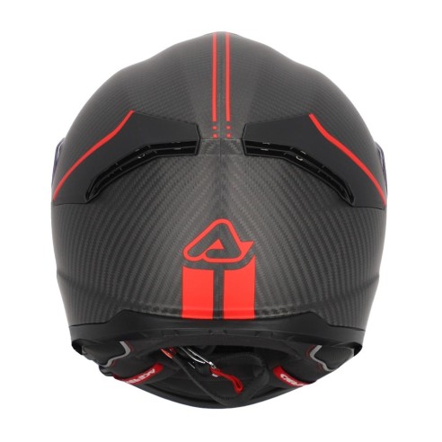 Casco Moto Interale Acerbis Tarmak 2206 Carbonio - Nero/Rosso