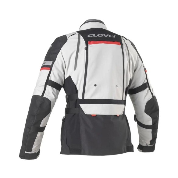 Giacca Moto Turismo Clover GTS-4 WP Lady - Nero/Grigio