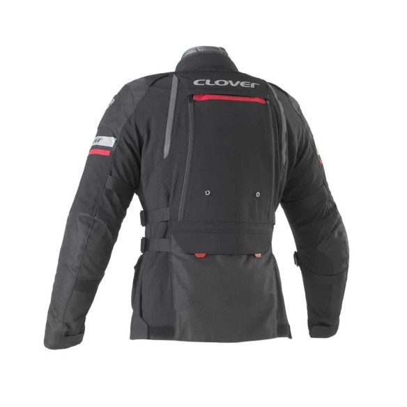 Giacca Moto Turismo Clover GTS-4 WP Lady - Nero/Nero