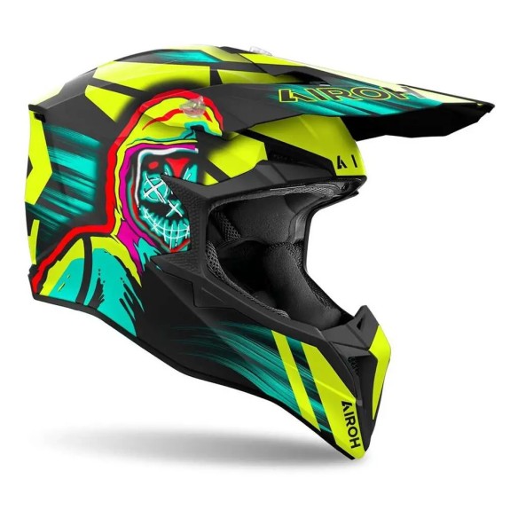 Casco fuoristrada Airoh Wraaap Cyber in vendita da Canella