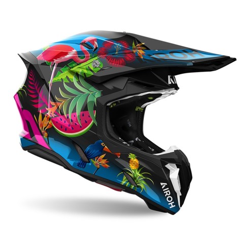 Casco fuoristrada Airoh Twist 3 Amazonia in vendita da Canella moto