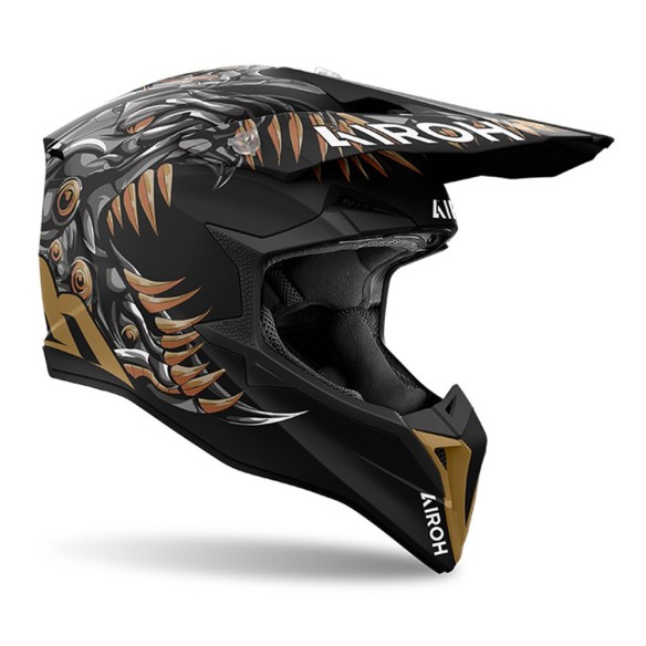 Casco fuoristrada Airoh Wraaap Cyborg  in vendita da Canella