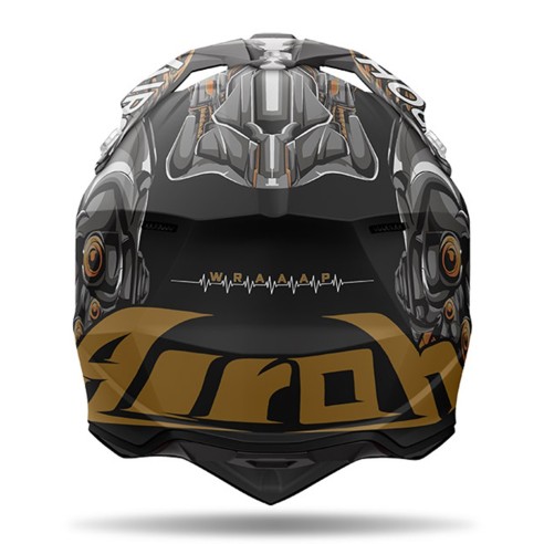 Casco fuoristrada Airoh Wraaap Cyborg  in vendita da Canella