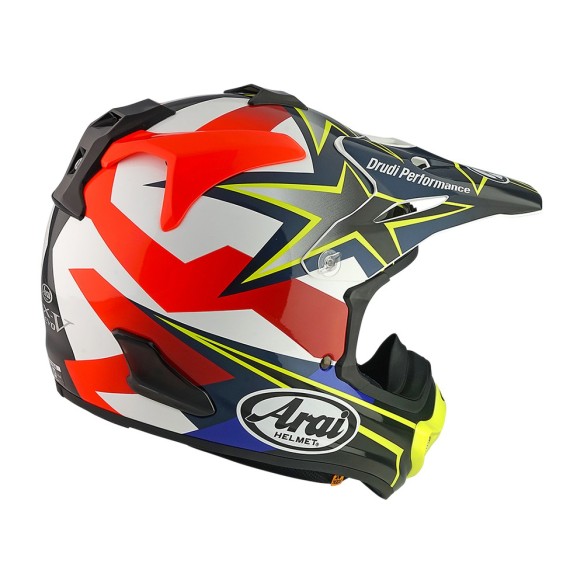 Casco Arai MX-V Evo Stars&Stripes - Yellow in vendita da Canella Moto