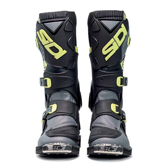 Stivale Sidi Flame Jr - Black/Lime/Gray in vendita da Canella Moto