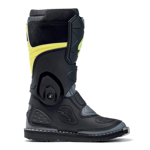 Stivale Sidi Flame Jr - Black/Lime/Gray in vendita da Canella Moto