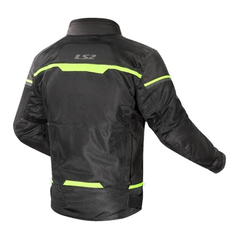 Giacca LS2 Riva Lady - Black/Neon Yellow da Canella