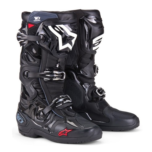 Stivale fuoristrada  Alpinestars Tech10 Enduro - Black Canella moto