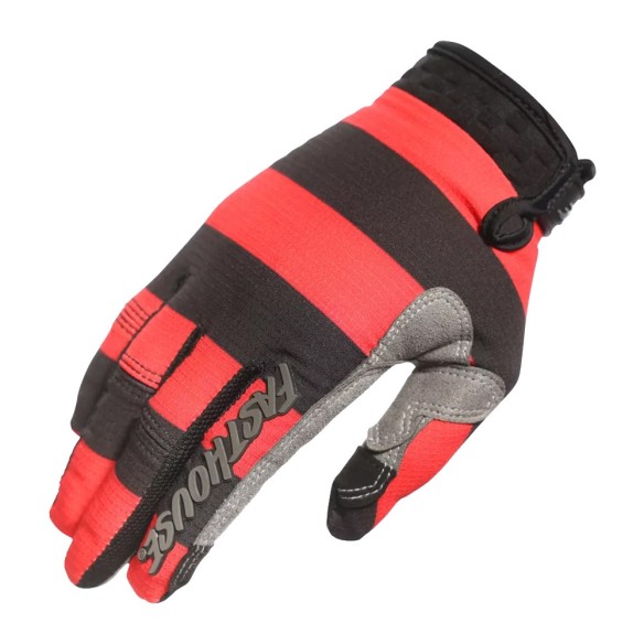 Guanti Fasthouse Speed Style Akin - Black/Red in vendita da Canella