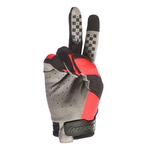 Guanti Fasthouse Speed Style Akin - Black/Red in vendita da Canella