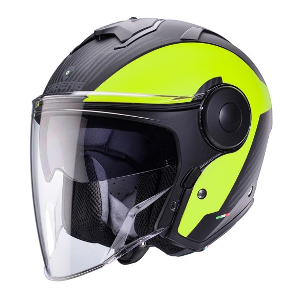 Casco Caberg Soho Milano - Matt Black/Yellow in vendita da Canella