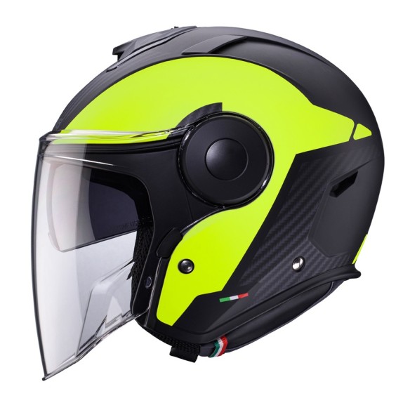 Casco Caberg Soho Milano - Matt Black/Yellow in vendita da Canella