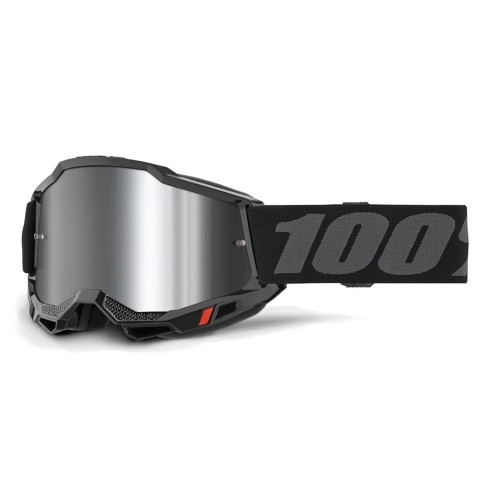 Maschera cross 100% Accuri 2 Black in vendita da Canella Moto