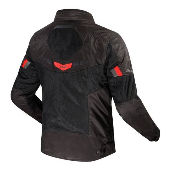 Giacca estiva LS2 Garda Air - Black/Red in vendita da Canella  Moto