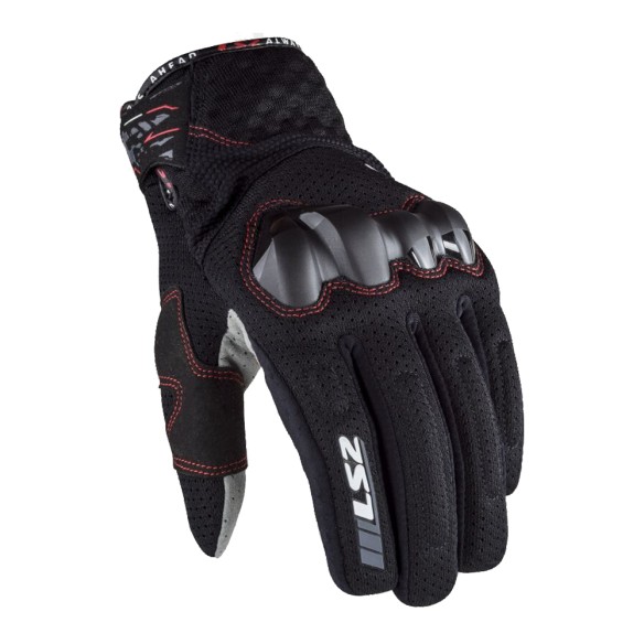 Guanti estivi LS2 Chaki Lady - Black in vendita da Canella moto