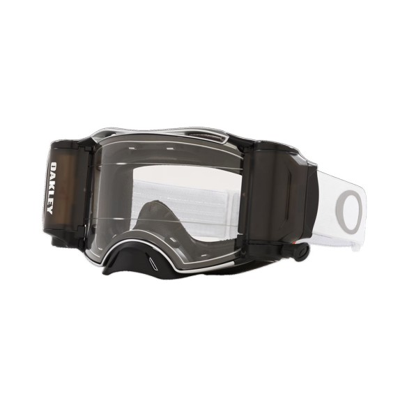 Maschera Mx Oakley Airbrake Tuff Blocks White - W Clear Roll Off da Canella motoabbigliamento