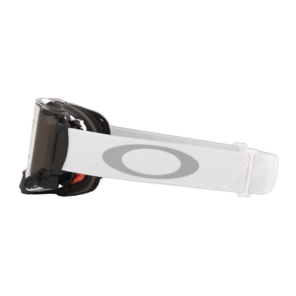 Maschera Mx Oakley Airbrake Tuff Blocks White - W Clear Roll Off da Canella motoabbigliamento