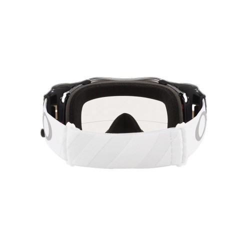 Maschera Mx Oakley Airbrake Tuff Blocks White - W Clear Roll Off da Canella motoabbigliamento