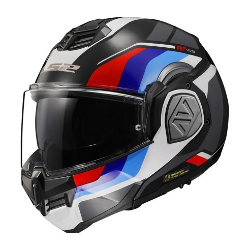 Casco modulare LS2 FF901Advant Sport - Gl. Black/Blue/Red da Canella
