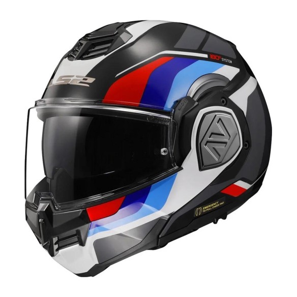 Casco modulare LS2 FF901Advant Sport - Gl. Black/Blue/Red da Canella
