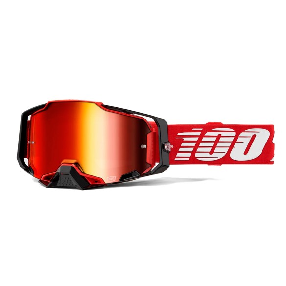 Maschera fuoristrada 100% Armega specchiata, in vendita da Canella Moto