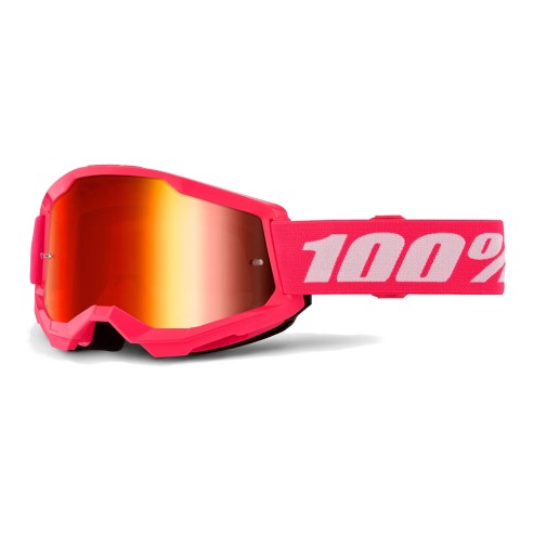 Maschera cross 100% Strata 2 specchiata da Canella Motoabbigliamento
