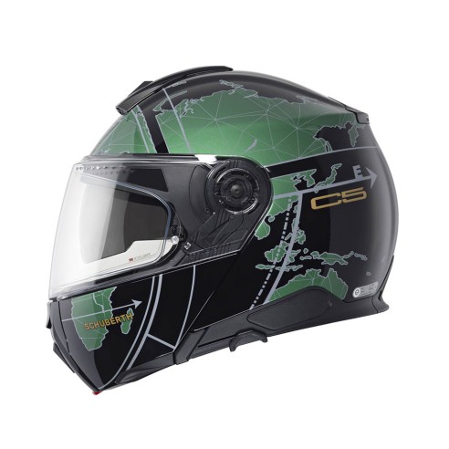 Casco modulare made in Germany Schubert C5 Globe - Green
