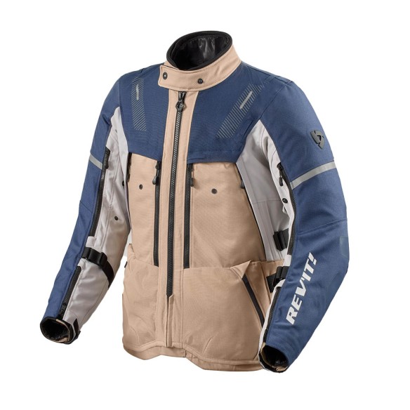 Giacca Adventure Touring Rev'it Sand 5 - Sand/Blue