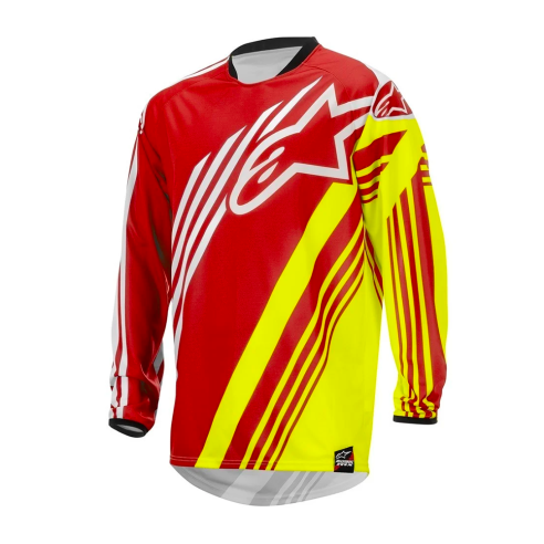 Alpinestars Racer Supermatic Red/Yellow Fluo - Maglia