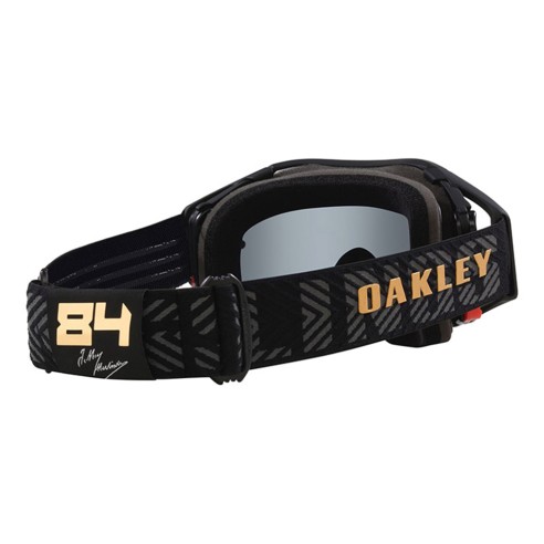 Maschera fuoristrada Oakley Airbrake MX Hairlings Sign - W/24K Iridium in vendita da Canella