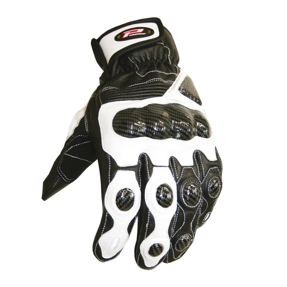 Guanti Moto Progrip 4018 Motard in Pelle con Carbonio | Comfort e Protezione
