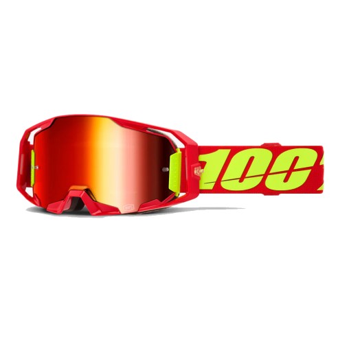 Occhiali 100% Armatic Red Mirror red in vendita da Canella Moto